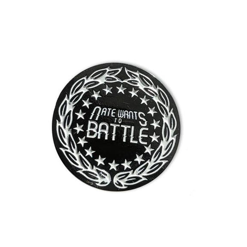 NateWantsToBattle Crest Pin