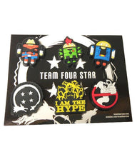 Load image into Gallery viewer, Team Four Star Pin Set