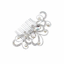 Load image into Gallery viewer, SUSENSTONE Bridal Wedding Butterfly Pearl Hairpin Hair Clip Comb Jewelry