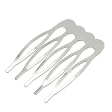 Load image into Gallery viewer, 5pcs 4*2.5cm Hair Head Hoop Band Barrette Hairbrush DIY metal Hairpins Styling Tools Comb Shape Hair Clips 079001028