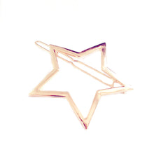 Load image into Gallery viewer, Women Hollow Five-pointed Star Hairpin Hair Clip Pins GD