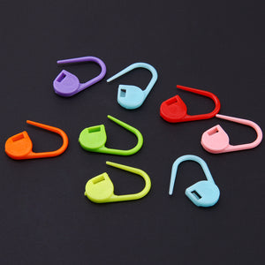 100Pcs Plastic Markers Needle Clips Knitting Crochet Locking Stitch Markers Holder Needle Clip Craft Sewing Accessories