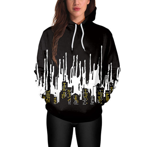 Halloween Women Casual Hoodies Print Pullover Hoodie Sweatshirt Pullover Tops