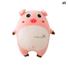 Load image into Gallery viewer, 1pcs 40cm Cute Expression Pig Plush Toys Soft Stuffed Animals Pink Plush Dolls Pillow for Children Gifts