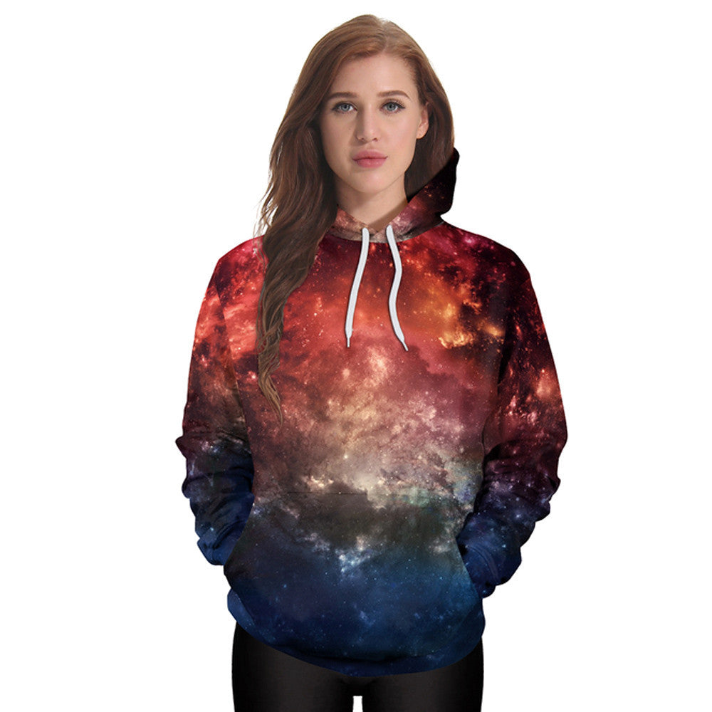 Women Casual Hoodies Print Pullover Hoodie Sweatshirt Pullover Tops