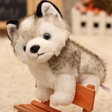 Load image into Gallery viewer, 18 CM Simulation Husky Dog Plush Toy Gift For Kids Stuffed Plush Toy