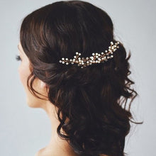 Load image into Gallery viewer, Handmade Hairpins Bridal Accessories Crystal Tiara Jewelry