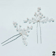 Load image into Gallery viewer, Handmade Hairpins Bridal Accessories Crystal Tiara Jewelry