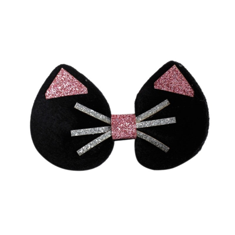 Children Headdress New Cute Cat Cat Cartoon Children Hairpin Hairpin Edge Folder Baby Hairpin