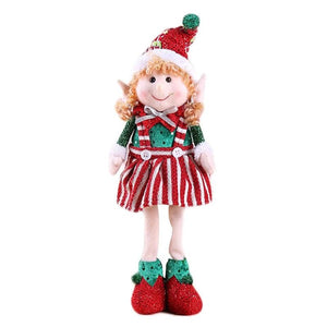 Christmas Elf Plush  Stuffed Toys Boy and Girl ElvesHoliday Plush Characters