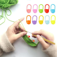 Load image into Gallery viewer, 20/50/100Pcs Colorful Plastic Safty Pins Sweater Mark Buckle Needle DIY Weaving Tools Household Sewing Accessories